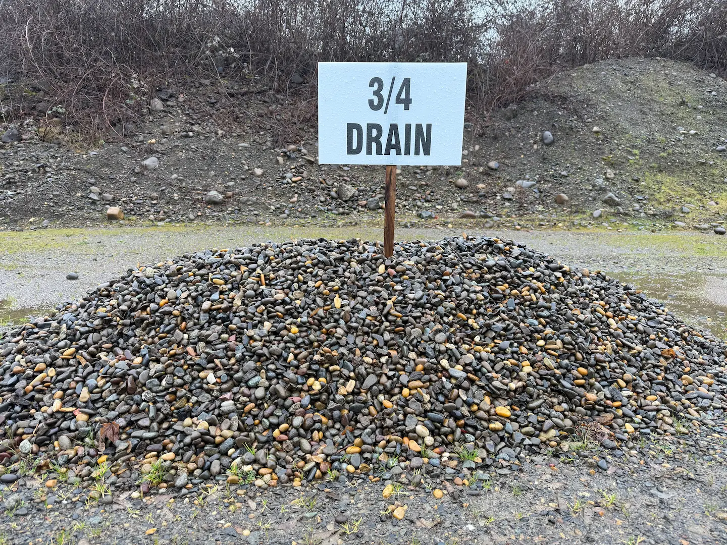 3/4" Drain Rock